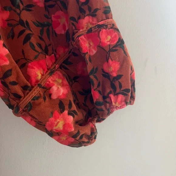 Sonoma Corduroy Peasant Blouse
Womens 4X Brown Fall Floral V Neck Top - Picture 6 of 12